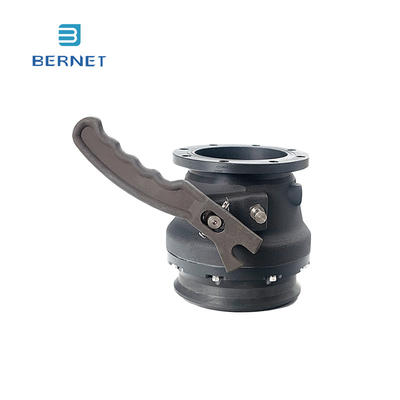 Un buen precio. Valvula de descarga de alta velocidad de flujo de aleación de aluminio Bernet API01 Valvula adaptadora para camión de tanques de combustible en línea